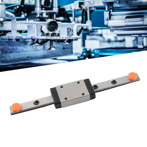 100mm Linear Rail With Slide Block For CNC Machines And 3D Printers, Bearing Steel Guide Rail With Auto Centering, Easy Slider Replacement