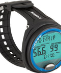 Donatello Wrist Dive Computer With Air And Nitrox Modes, HD Backlit Display, Free Diving Gauge, Black And Blue Dive Watch