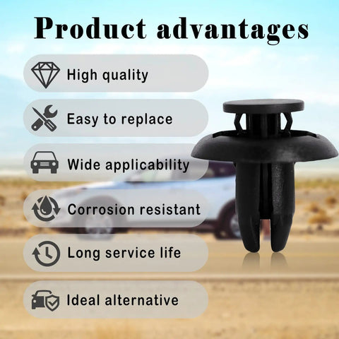 Benefits of 20 Pieces Push Type Retainer Clips For Bumpers Engine Covers Fender Liners And Splash Shields Replacement For Mazda