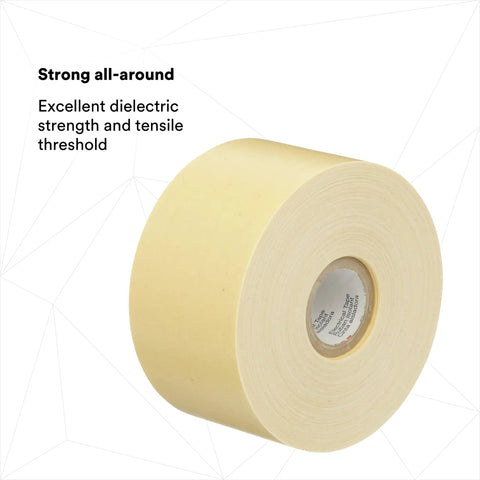 Heavy Duty Varnished Cambric Tape 2520 For Electrical Insulation 2 Inch Wide By 36 Yards Yellow 1 Roll