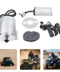 48V 2000W Electric Brushless Motorcycle Motor Kit With 4300 RPM 3 Speed LCD Throttle T8F Chainwheel Beefed Up Performance Pro Grade Upgrade Kit Built From Durable Aluminum Alloy