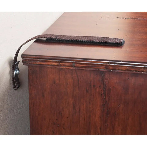 Beefy Heavy Duty Furniture Straps Kit for Earthquake Safety and Disaster Prep keeps top heavy cabinets secure