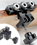 Precise Dowel Jig Kit For Accurate Drilling And Furniture Assembly, Adjustable Aluminum Drill Guide With Anodized Surface