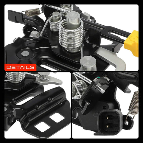 Top Tier Heavy Duty Front Hood Latch Lock Assembly For Ford Edge 2015 To 2021 Straight Plug And Play No Sweat Direct Swap Rock Solid Oem Match Badass Auto Part