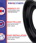 PA030002BK Black Burner Bowl Replacement For Open Burner Ranges Ovens And Stoves Fits Viking And Other Models