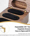Brass Barrel Hinges 270 Degree Concealed 4 X 20 Mm Pack Of 20 Or 30 installed in wooden jewelry box