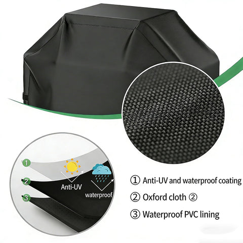 Heavy Duty Outdoor Grill Cover For DCS BH1 36R N And BH1 36R L Wind Resistant BBQ Cover with Oxford cloth and PVC lining