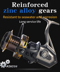 Surf Spinning Fishing Reel 8000 12000 With 20Kg Drag Power Backlash Free Bearings All Metal Frame Zinc Alloy Gear Built For Saltwater
