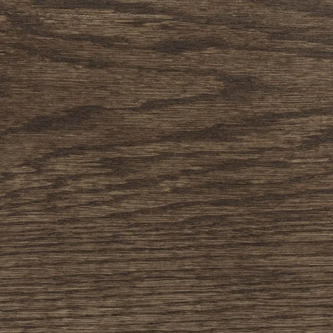 Close-up of rich wood grain finish of No Mess Wood Stain And Applicator Kit, 4 Oz Dark Walnut, water based, low odor, easy clean up.