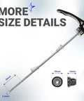Quick Release Skewer Front And Rear Wheel Axles For Mountain Bike, Road Bike, And BMX Bikes, 4.5mm Diameter