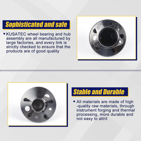 512207 Rear Right Wheel Bearing And Hub Assembly Direct Fit For Lexus ES300 ES330 ES350 Avalon Camry Highlander Solara With 5 Lug Bolts And 4 Wheel ABS Now