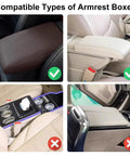 Fresh Universal Leather Center Console Cover With Chic Bling Accents And Handy Dual Storage Pouches To Keep Your Daily Driver Interiors Slick And Fully Organized In Modern Black compatibility guide for armrest boxes.