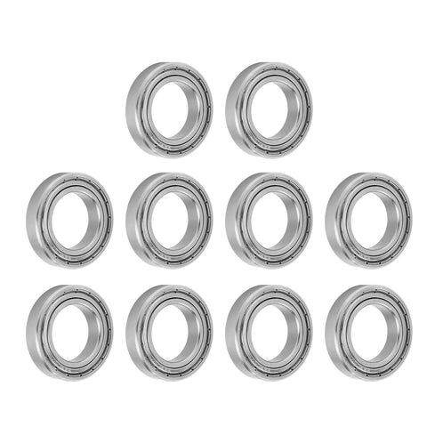 Bearing Kit Ten Pieces Beefy Stainless Steel Mini Ball Bearings For Industrial Machinery 42x25x9mm Durable Rust Resistant Precision Components For DIY Projects And Motors.