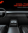 Badass Ac Compressor With Clutch For Subaru Xv Crosstrek 2014 2015 Dkv10z Oe Replacement interior view showcasing sleek controls and black seating.