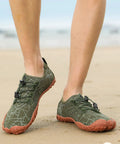 Water Shoes For Men And Women Aqua Swim Shoes Quick Dry Barefoot Footwear For Boating Green Size US 11 Women Nine Point Five Men