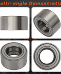 2 Pack Front Wheel Hub Bearing 510061 Direct Fit Compatible With 2000 2006 Nissan Sentra 2002 2007 Mitsubishi Lancer ES 2000 2002