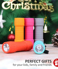 Ten Pack Mini LED Flashlights Each 100 Lumens With Pre Installed AAA Batteries Included, Compact ABS Casing In Assorted Colors