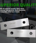 Ten Pairs Precision Parallel Thin Steel Set One Eighth Inch By Six Inch With 0.0002 Inch Accuracy Hardened Alloy Steel