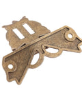 Antique Bronze Butterfly Hasp Latch 59x53mm Lock For Jewelry Box Cabinet And Vintage Furniture Hardware Durable Zinc Alloy Construction