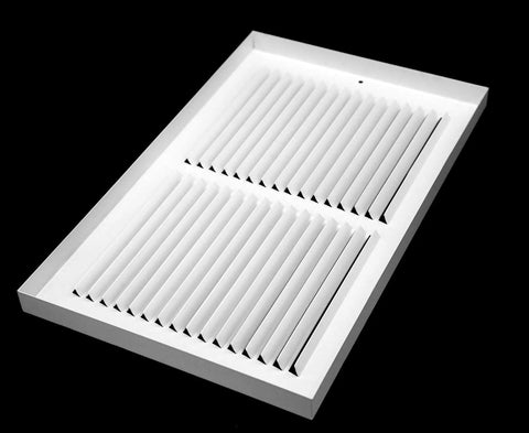 Baseboard Return Air Grille For 30x6 Duct Opening White Duct Cover With Seven Eighths Inch Margin Turnback For Flush Mount No Fuss Install