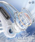 Gear mechanism of Neck Fan Portable Personal Fan With 360 Degree Cooling 3 Speed Settings 4000mAh Quick Charge Long Battery Life