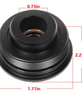 Tilt Cap And Gland With Seals For Large V6 Outboard Tilt Cylinder End Cap 61A-43811-00-00 1996-2018, detailed side view