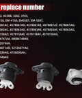 OE replacement numbers for Heavy Duty 3 Piece Engine Motor Transmission Mount Kit For Chrysler 300 Dodge Challenger.