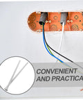 Super Duper Spring Tubing Bender Kit Two Pack Essential Hand Tool For Plumbing And Electrical Work with wire connections and tubes.