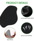 12 Pcs Self-Adhesive Inside Shoe Heel Repair Patches Kit for Sneakers and Mesh Shoes, durable leather fabric, adhesive backing