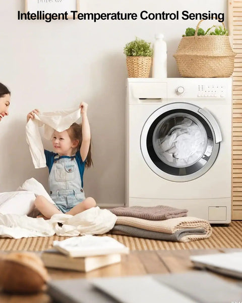 Heavy Duty 110V Washing Machine Door Lock For Lockdown Safe Washes, Keeps The Door Locked Through Every Cycle, Stops Water Leaks And Accidental Openings, Easy Install, Built Tough, Fits GE Haier WH01X28354 on front-load washer