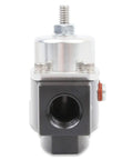 Front view of Adjustable Bypass Billet Fuel Pressure Regulator 4.5-9 PSI with 3/8 NPT Ports for Carbureted Fuel Systems