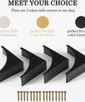 Heavy Duty Corner Guards For Furniture And Office Desks Zinc Alloy Edge Protectors Anti Rust Table Bumpers Built Tough Kickproof Hardware Covers With Screws Four Pack in black with mounting screws.