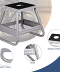 Dirt Bike Stand 1100 Lb Steel Lift For Motocross And Off-Road Bikes With Non-Slip Rubber Top Portable Center Stand