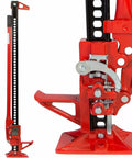 Beefy 3 Ton Universal Trail Jack For Trucks, SUVs And Farm Tractors With Bumper Ratcheting Lift 48 Inch Off Road Utility Jack