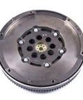 Direct Fit Clutch Flywheel For 2007 To 2008 Hyundai Santa Fe 2.7L V6 Engine OEM heavy duty replacement viewed from above.