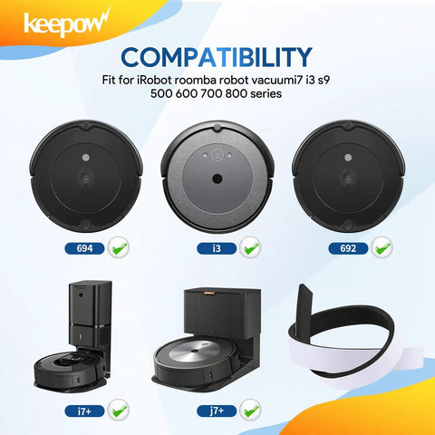 Replacement Soft Bumper Guard For IRobot Roomba 600 700 800 Series And Neato Robot Vacuums compatibility for iRobot vacuums.