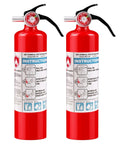 Grab And Dash Two Point Five Lb Multi Purpose Fire Extinguisher Legit Heavy Duty Kick for home and workshop with instructions.