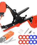 Tapetool Garden Plant Tying Gun With Twelve Tape Rolls Staples And Replacement Blade for Vegetables Grapes Tomatoes Cucumbers