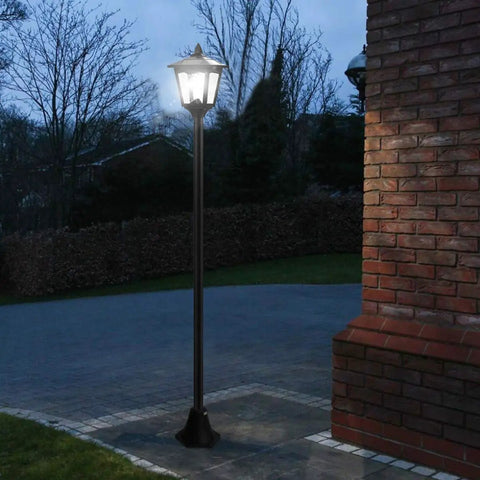 Outdoor Solar Post Lights 67 Inch Vintage Street Lamps for Garden Lawn Pathway Driveway Front And Back Doors Solar Powered