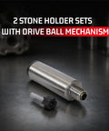 Valve Seat Grinder Stones Kit For Automotive Cylinder Heads Sioux Style Combo with 2 stone holders and drive ball mechanism