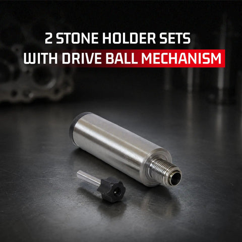 Valve Seat Grinder Stones Kit For Automotive Cylinder Heads Sioux Style Combo with 2 stone holders and drive ball mechanism