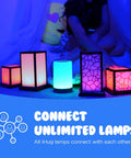Shorty Classic Long Distance Touch Lamp For Real Time Messages, Glow With A Tap, WiFi Enabled Color Programmable Lamp For Loved Ones
