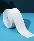 Self Adhesive Drywall Joint Tape 1.5 Inch By 32 Foot Textured Roll for cracks and patches; paintable wall and ceiling repair tape.