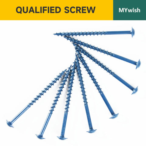DIY Friendly Pocket Hole Screws Kit 190 Pieces Size Eight Wood Screws Assortment With 1 Inch 1.25 Inch 2 Inch 2.5 Inch Self Tapping