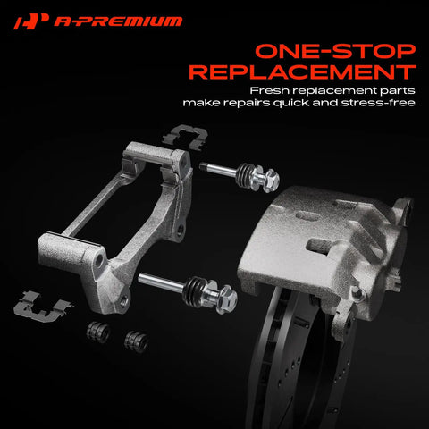 Upgrade Your Ride With This A-Premium Front Left And Right Side Disc Brake Hardware Kit For Ford F-150 Plus Lincoln Mark LT Smooth Stopping Power front hardware kit parts