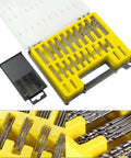 Mini Twist Drill Bit Kit 150 Pc HSS Micro Precision Set for PCB Jewelry Crafts 0.4mm to 3.2mm with Carry Case