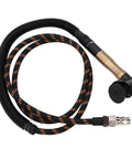 Badass Pneumatic Pencil Die Grinder 23500 RPM Tungsten Alloy Gear Air Tool hose with flexible design for precision work.