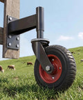 8 Inch Spring Loaded Gate Caster Wheel Heavy Duty Pipe Gate Roller Smooth As Butter Outdoor Slider for wood and metal fences