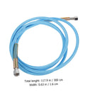 High Temperature Steam Iron Hose Replacement For Easy Ironing Durable Flexible Steam Hose 117.9 in x 0.63 in