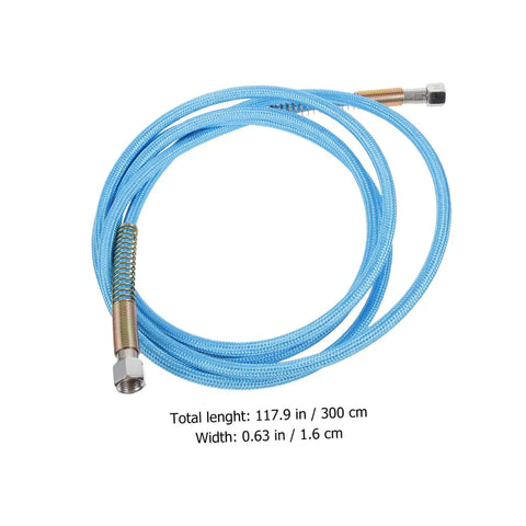 High Temperature Steam Iron Hose Replacement For Easy Ironing Durable Flexible Steam Hose 117.9 in x 0.63 in